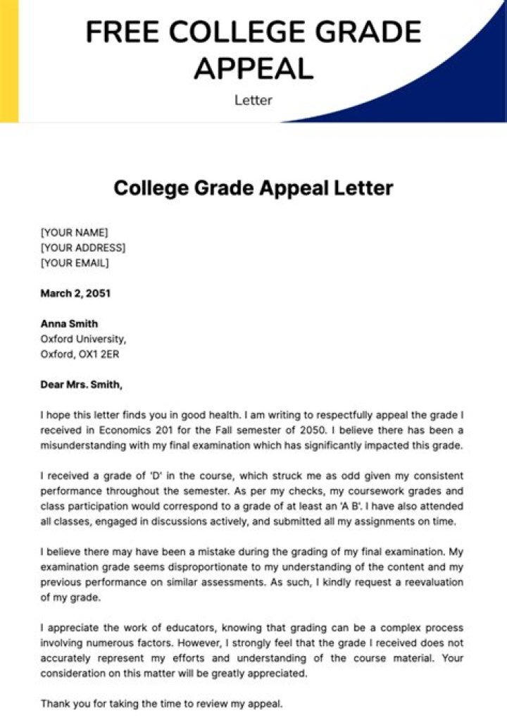 Can you appeal cag grades?