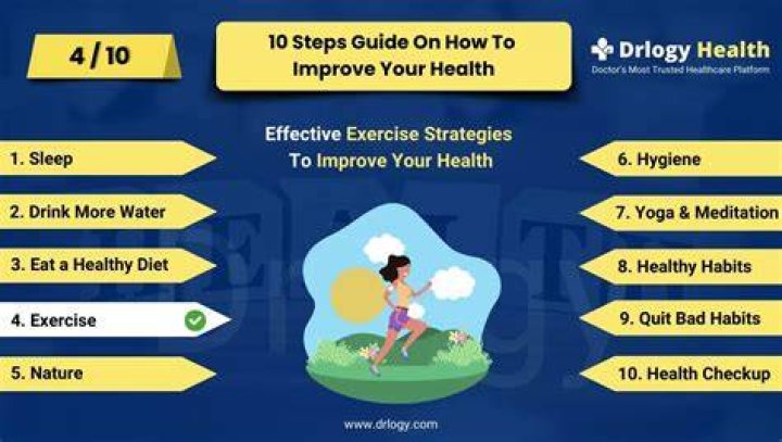 How does exercise improve health and wellbeing?