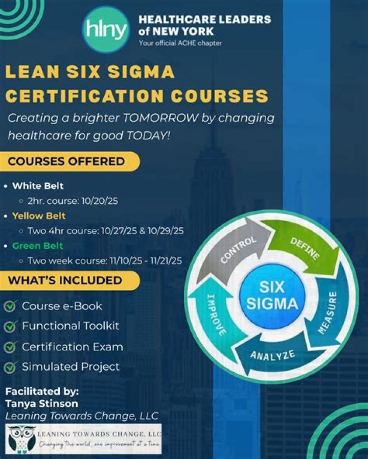 How long is the six sigma course?