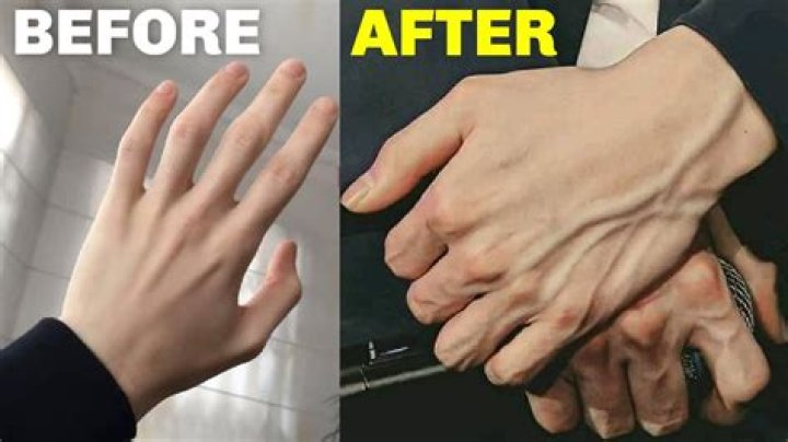 How to get veiny hands fast?