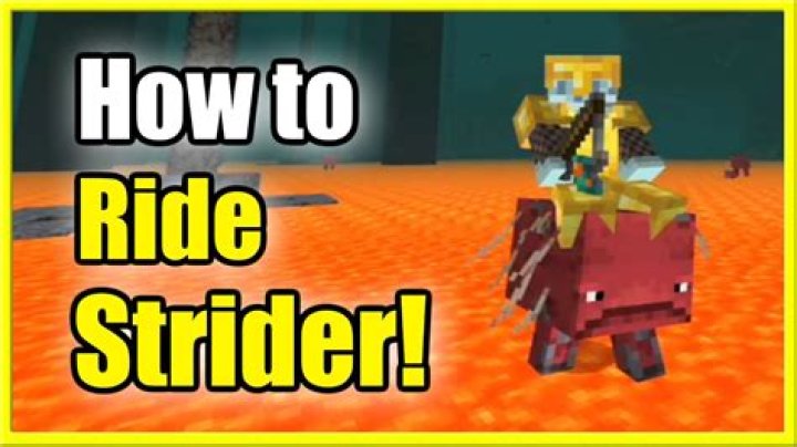How to ride lava strider?
