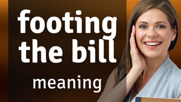 In footing the bill?