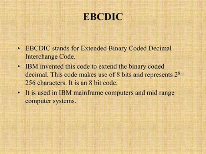 Is ebcdic still used?