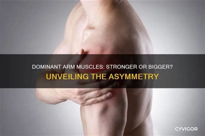 Should your dominant arm be stronger?