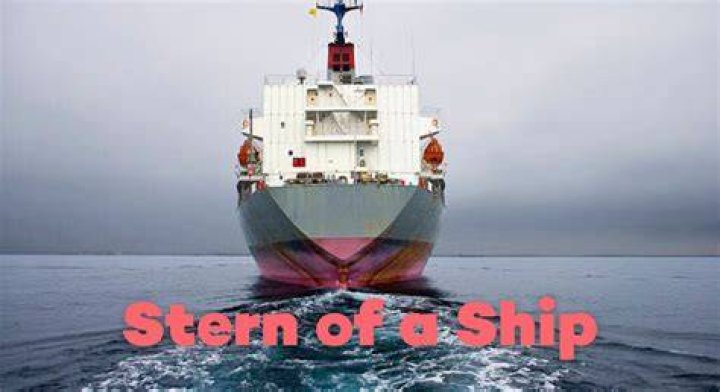What's toward the stern?