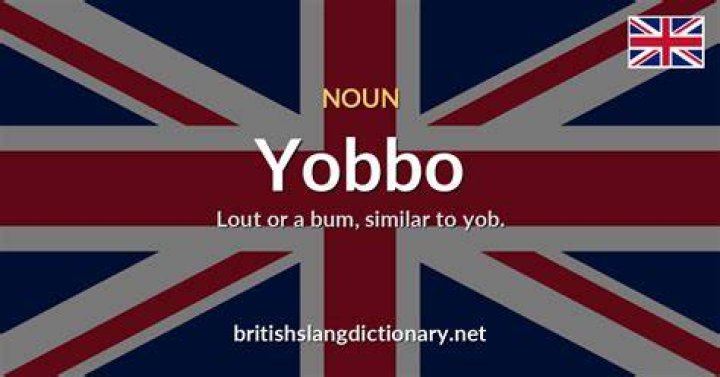 Whats a yobbo slang?