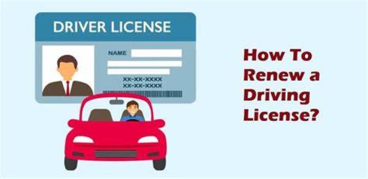 When to renew driving license?