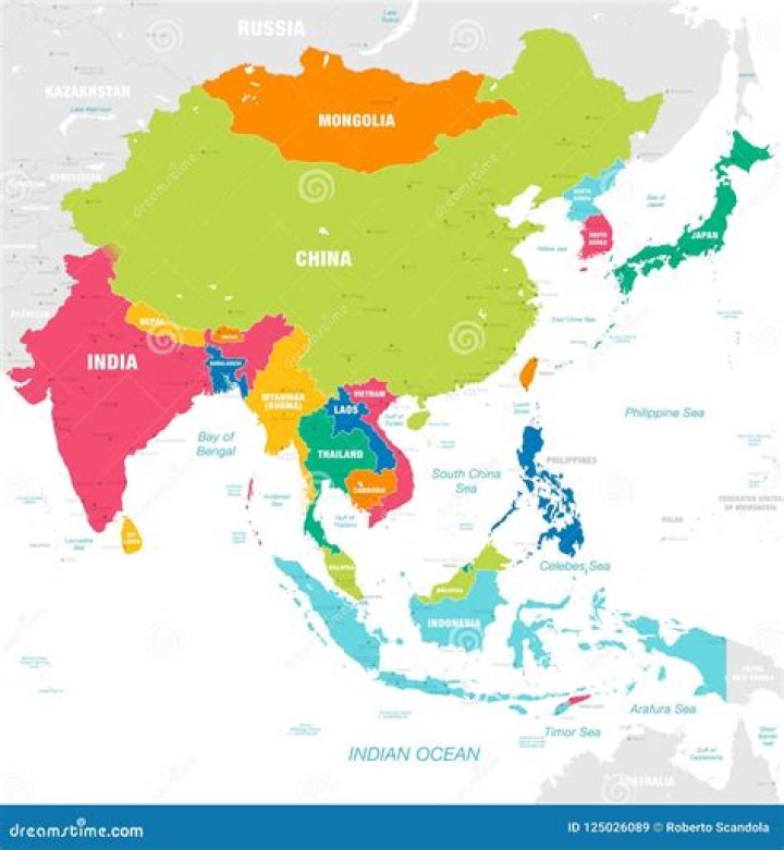 Which countries are east asian?