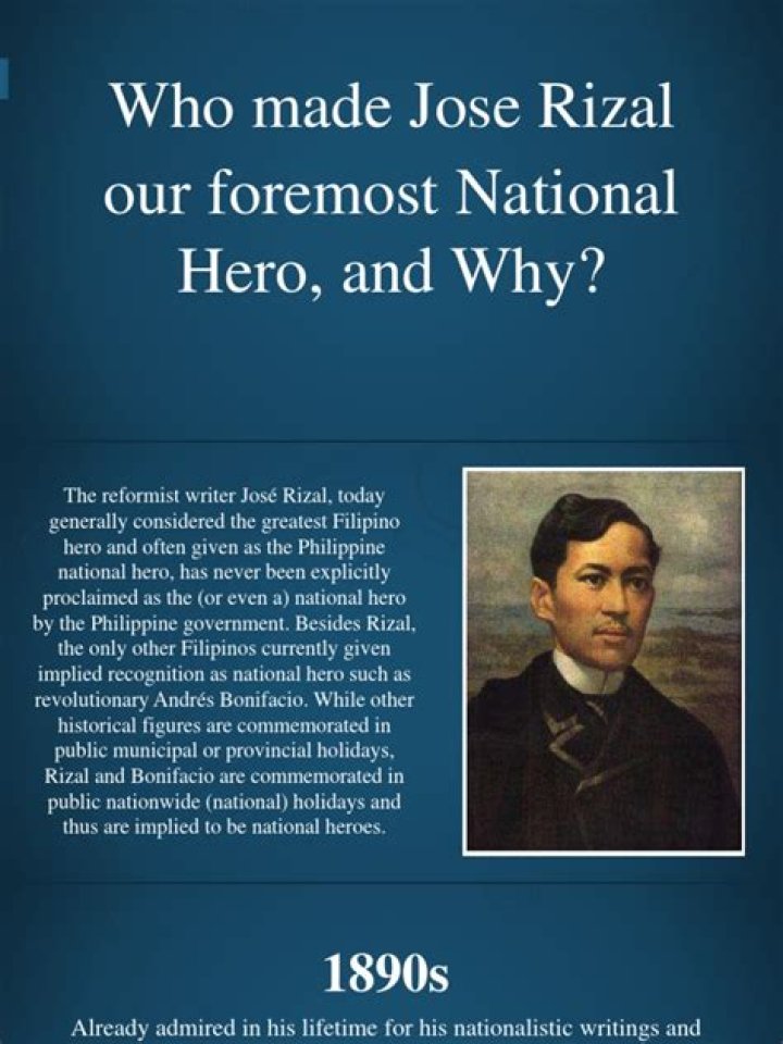 Why jose rizal is a hero?
